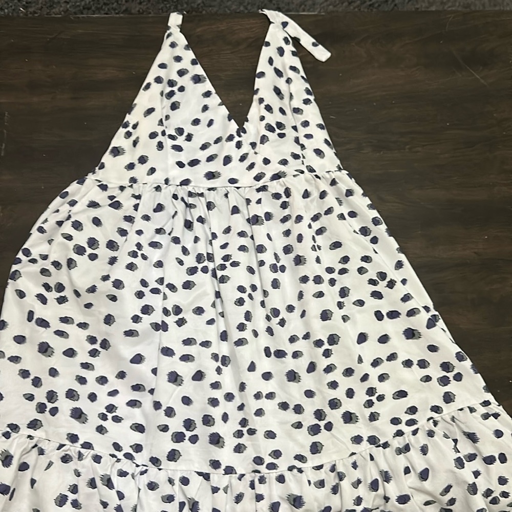 halter flowy dress